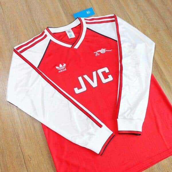 MAILLOT RETRO ARSENAL DOMICILE MANCHES LONGUES 1988-1991