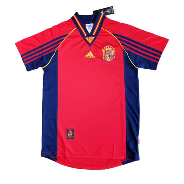 MAILLOT RETRO ESPAGNE DOMICILE SAISON 1998-1999