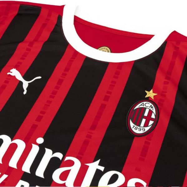 MAILLOT MILAN AC DOMICILE SAISON 2024-2025