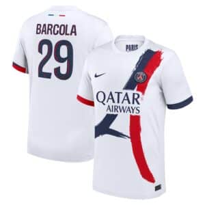 MAILLOT PSG EXTERIEUR BARCOLA SAISON 2024-2025