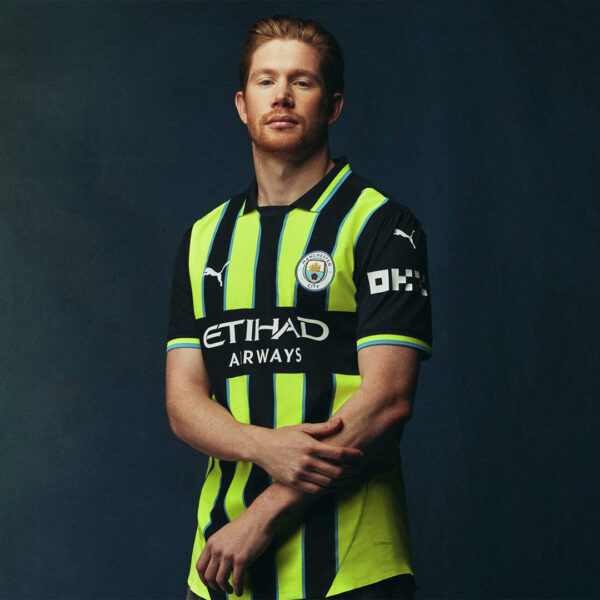 MAILLOT MANCHESTER CITY EXTERIEUR DE BRUYNE SAISON 2024-2025